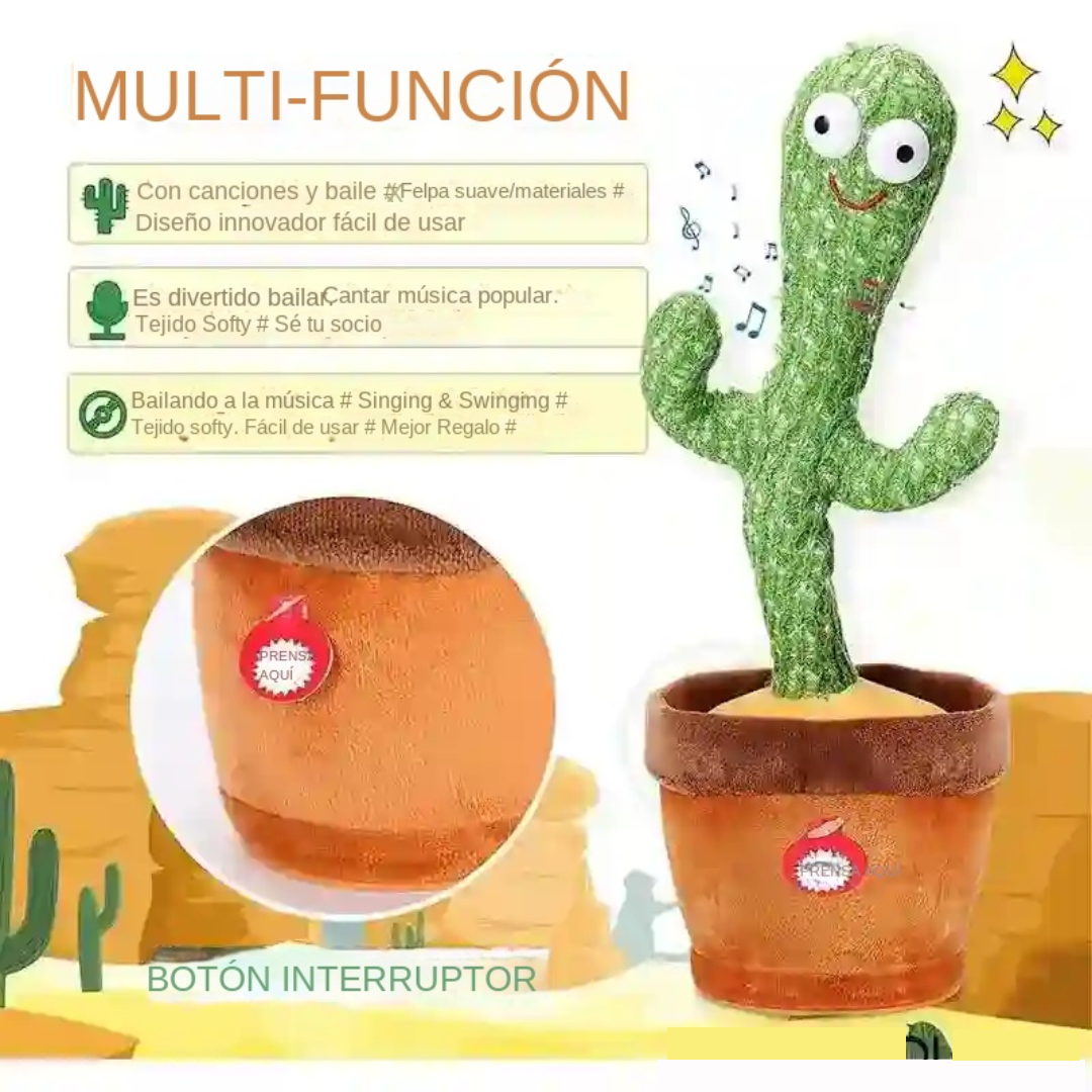 Cactus Bailarín Recargable